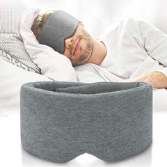 FRESHME front view blackout mask showing full face coverage and comfort