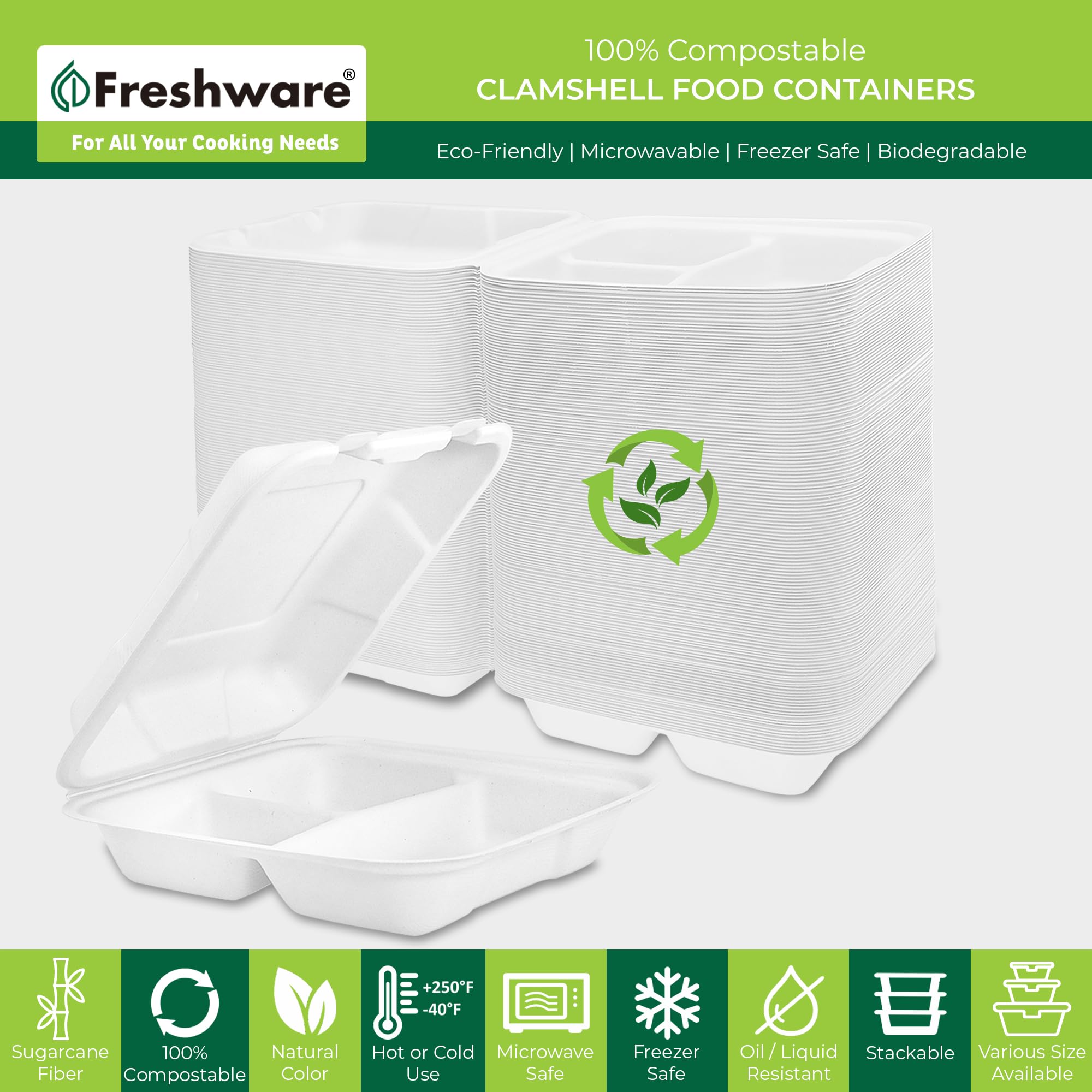 Freshware close-up of bagasse texture highlighting durability and strength
