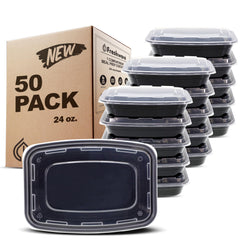 Freshware front view of 50-pack containers showing organized storage benefit