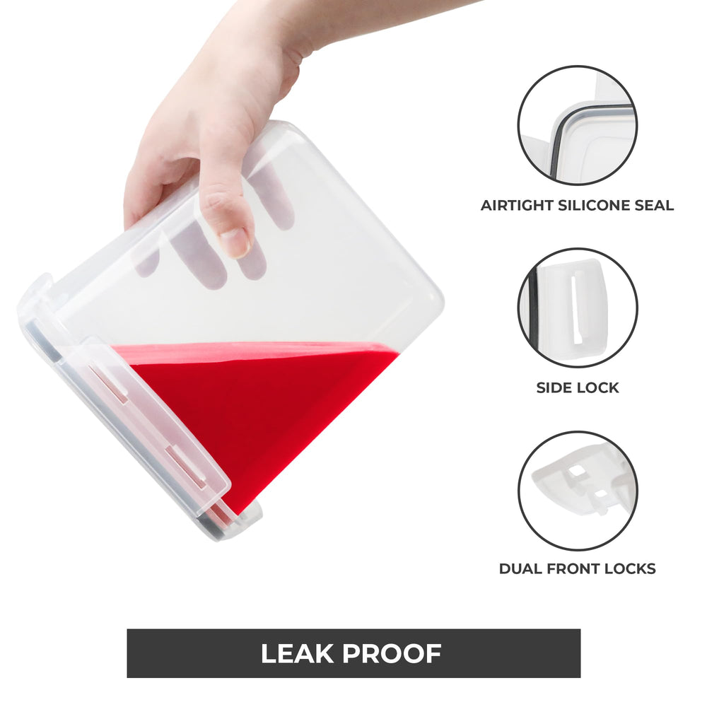 Freshware clear side scale detail for easy measuring and inventory checks