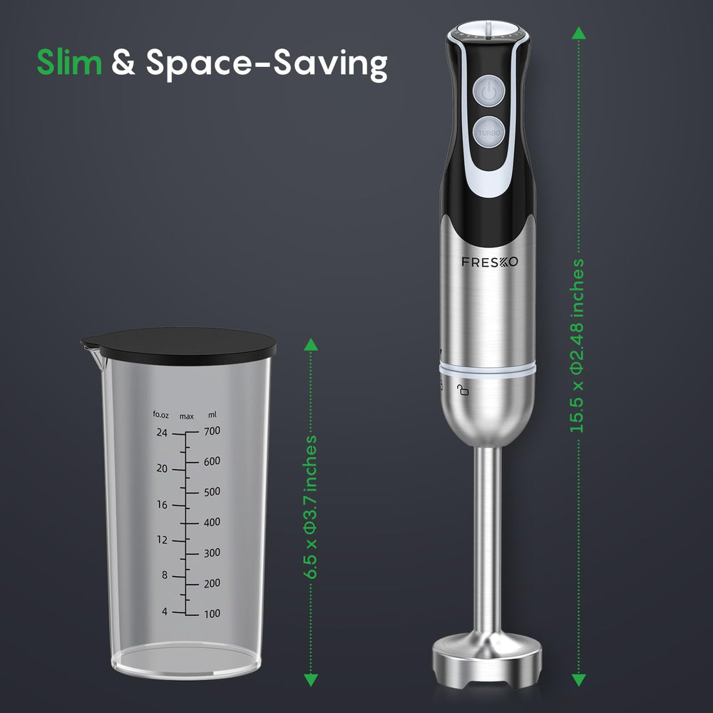 FRESKO stored in kitchen cabinet showing compact storage benefit