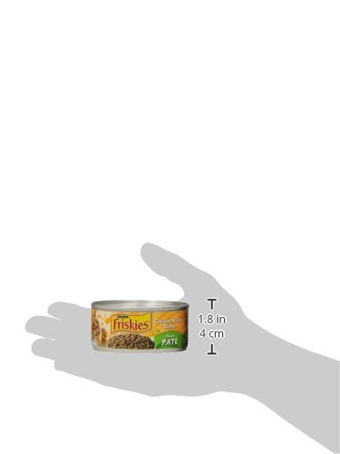Friskies can label detail showing nutrition facts and guaranteed analysis