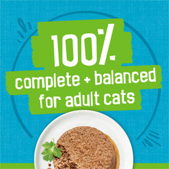 Friskies stacked cans demonstrating bulk pack convenience for multi-cat homes