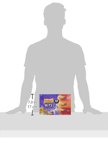 Friskies chicken can close-up highlighting recipe label and protein source benefit
