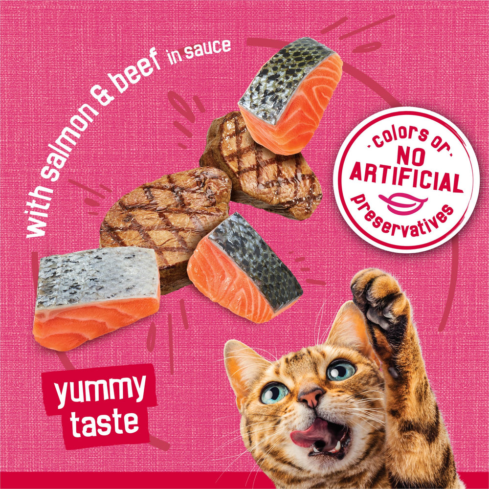 Friskies served in a bowl demonstrating ready-to-eat presentation and meal appeal