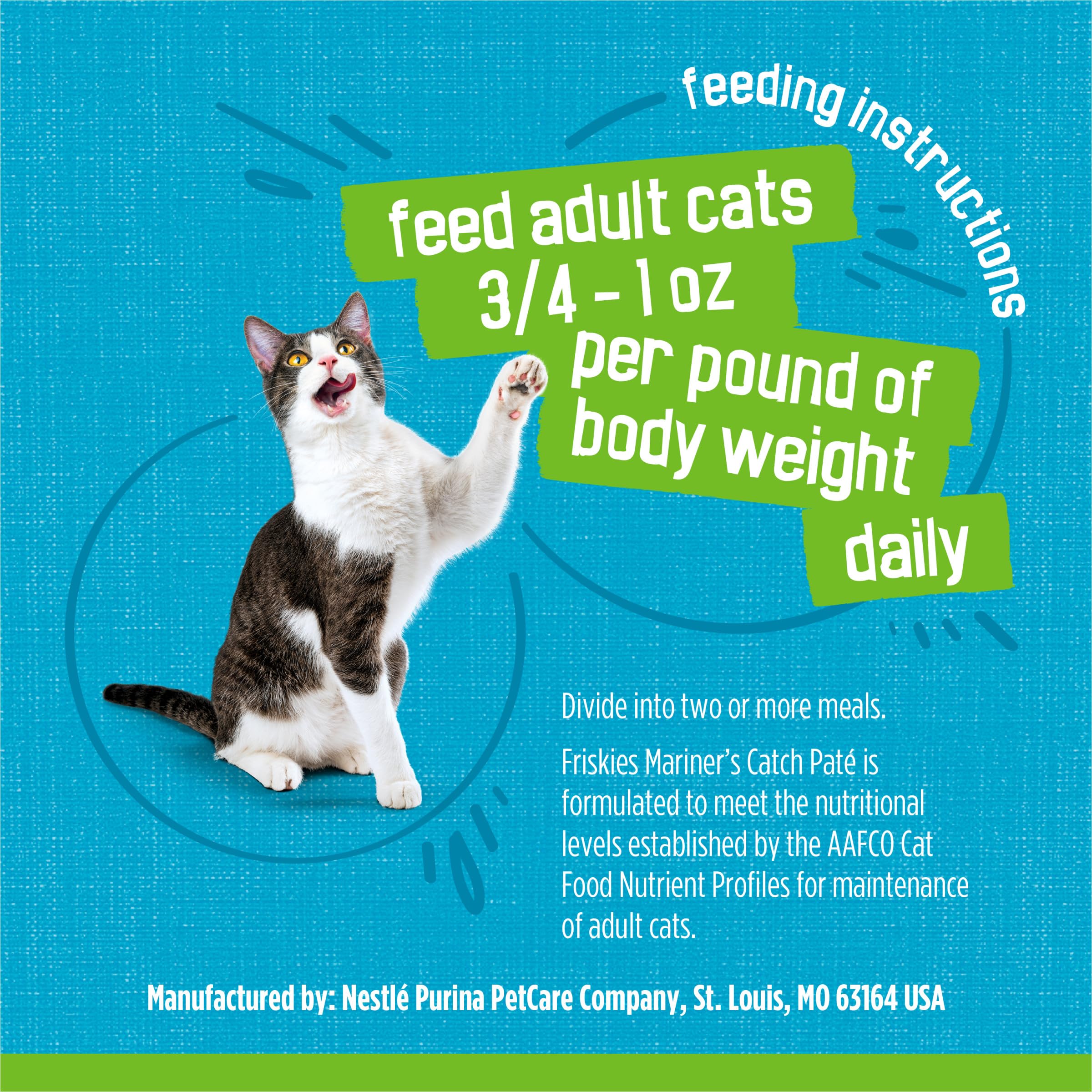 Friskies empty can being recycled showing recyclable packaging benefit