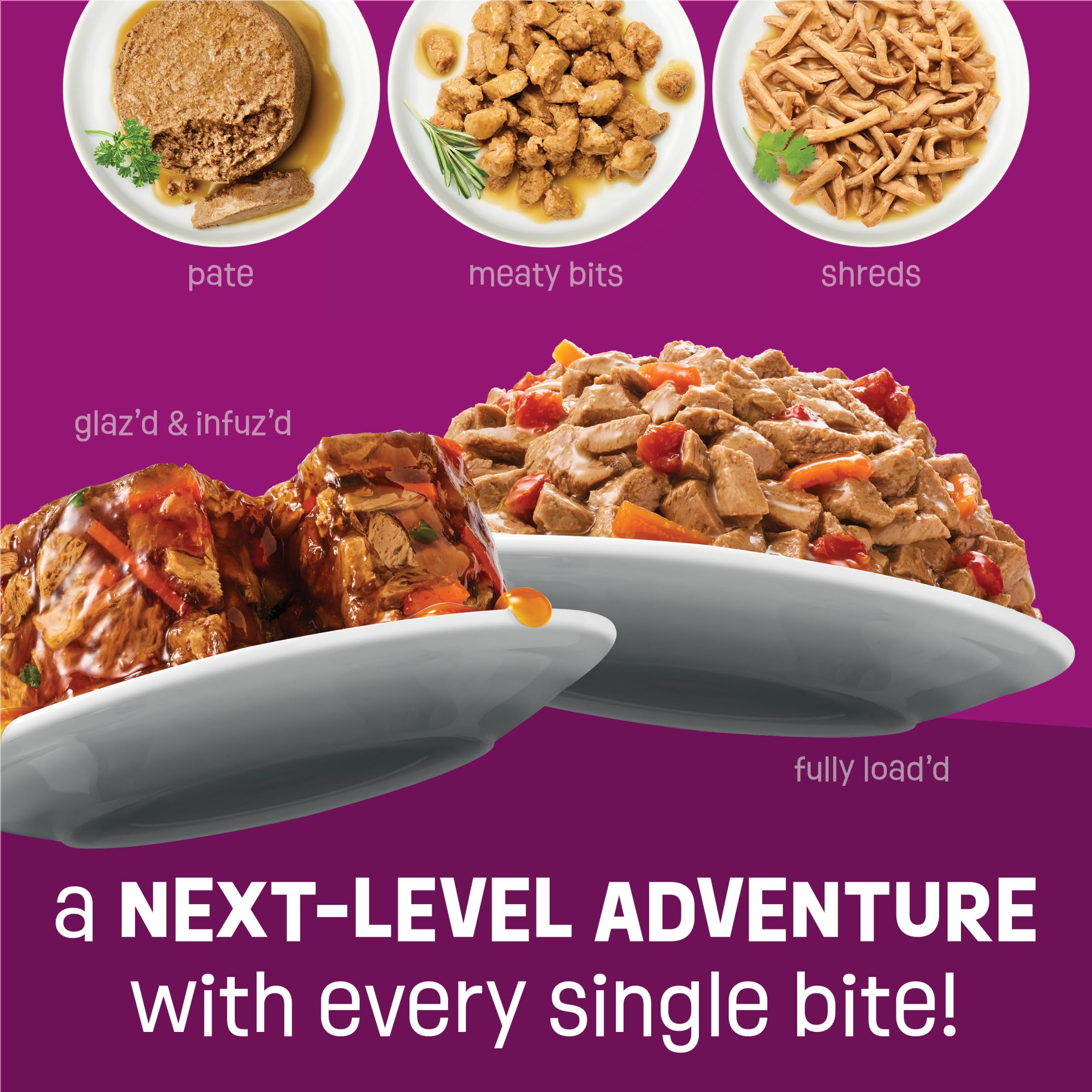 Friskies salmon paired with dry food bowl showing how to combine textures for variety