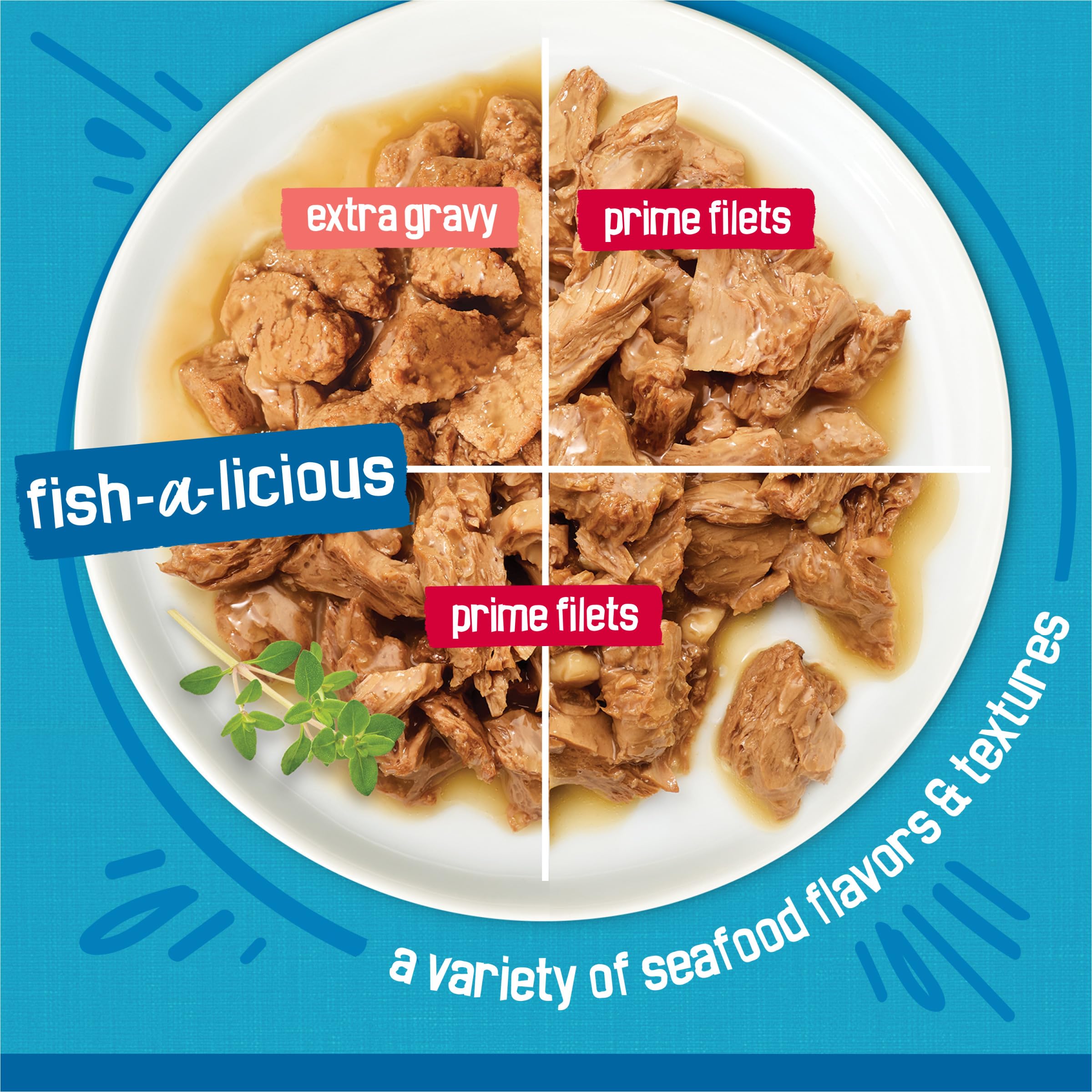 Friskies savory shreds close-up showcasing shredded texture for palatability