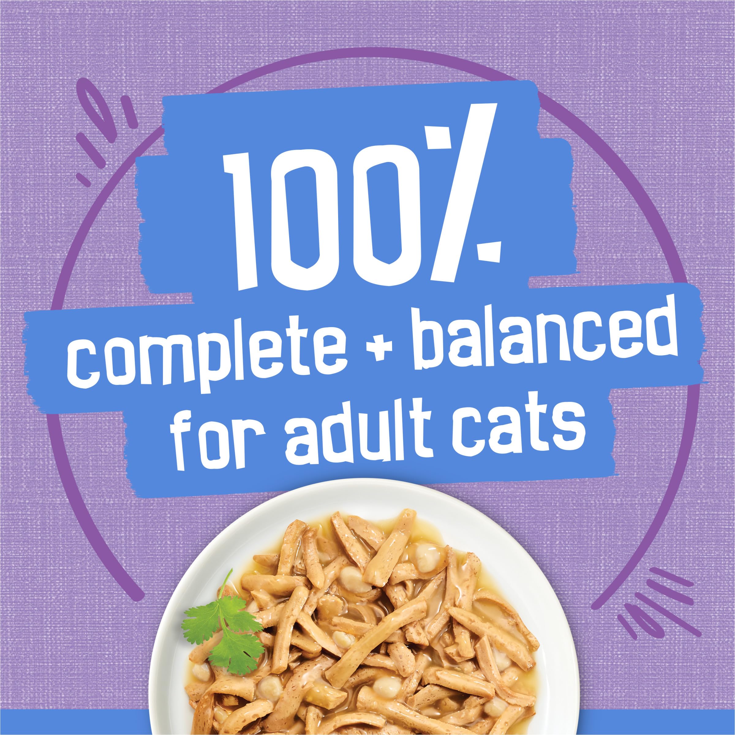 Friskies served in a bowl ready to eat showing immediate feeding benefit