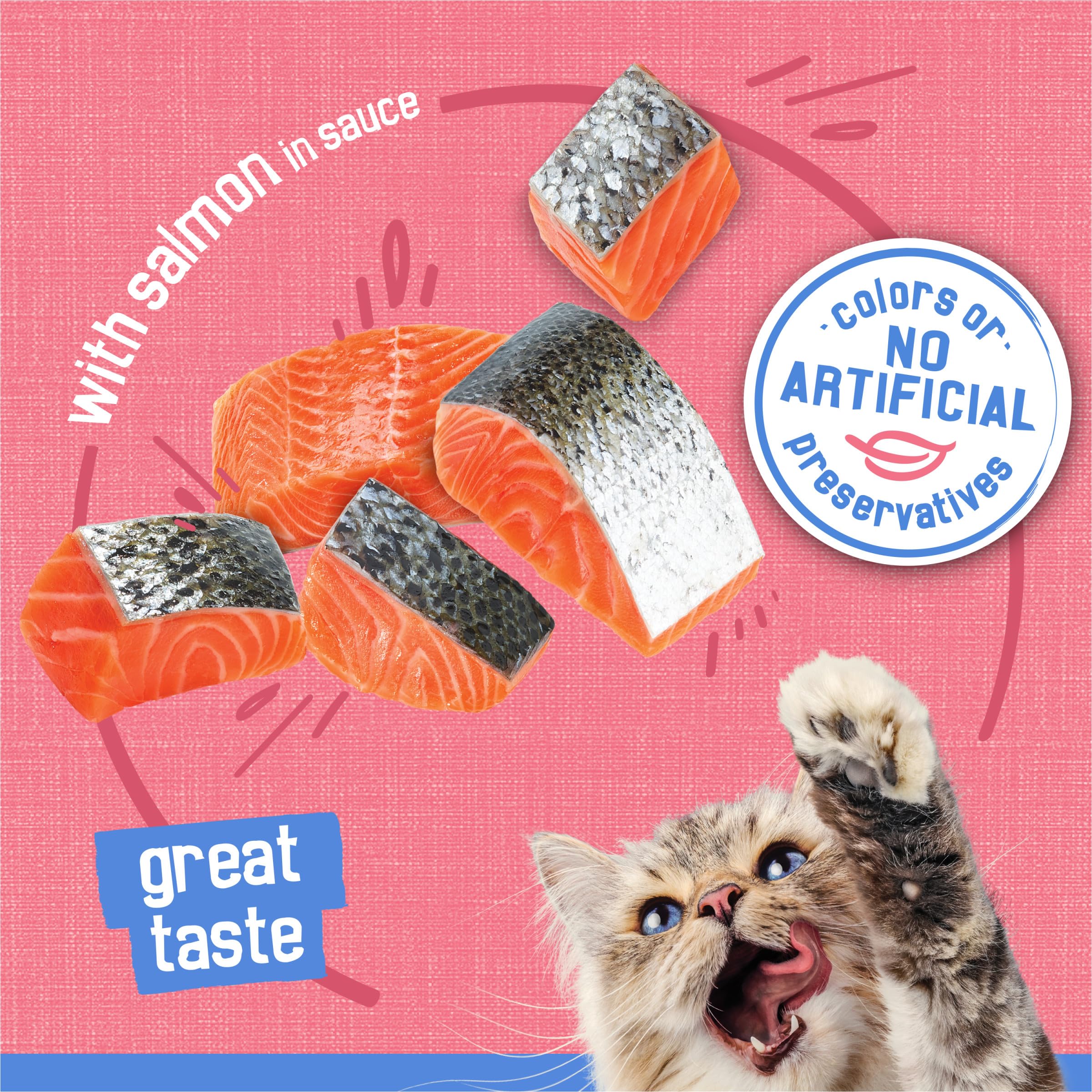 Friskies kitten eating from bowl demonstrating soft texture appeal
