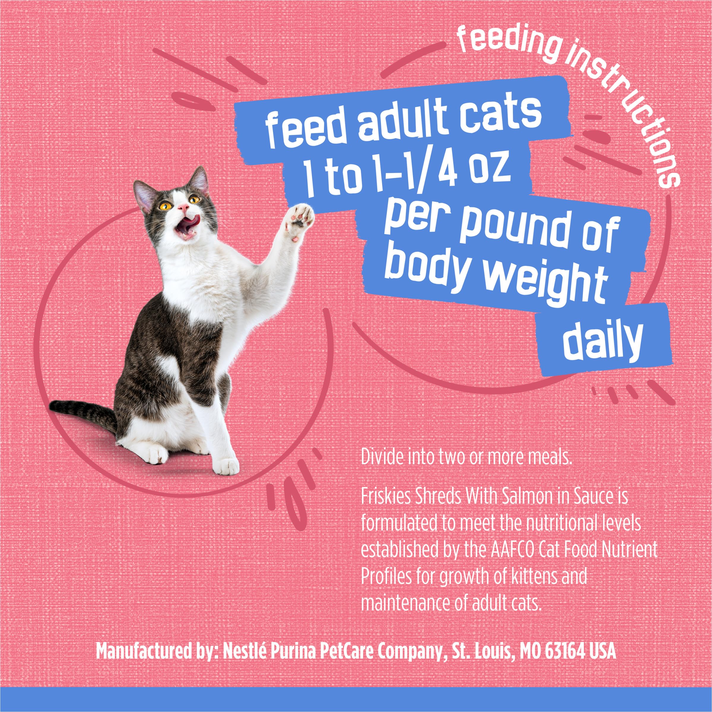 Friskies recyclable can pile illustrating eco-conscious packaging