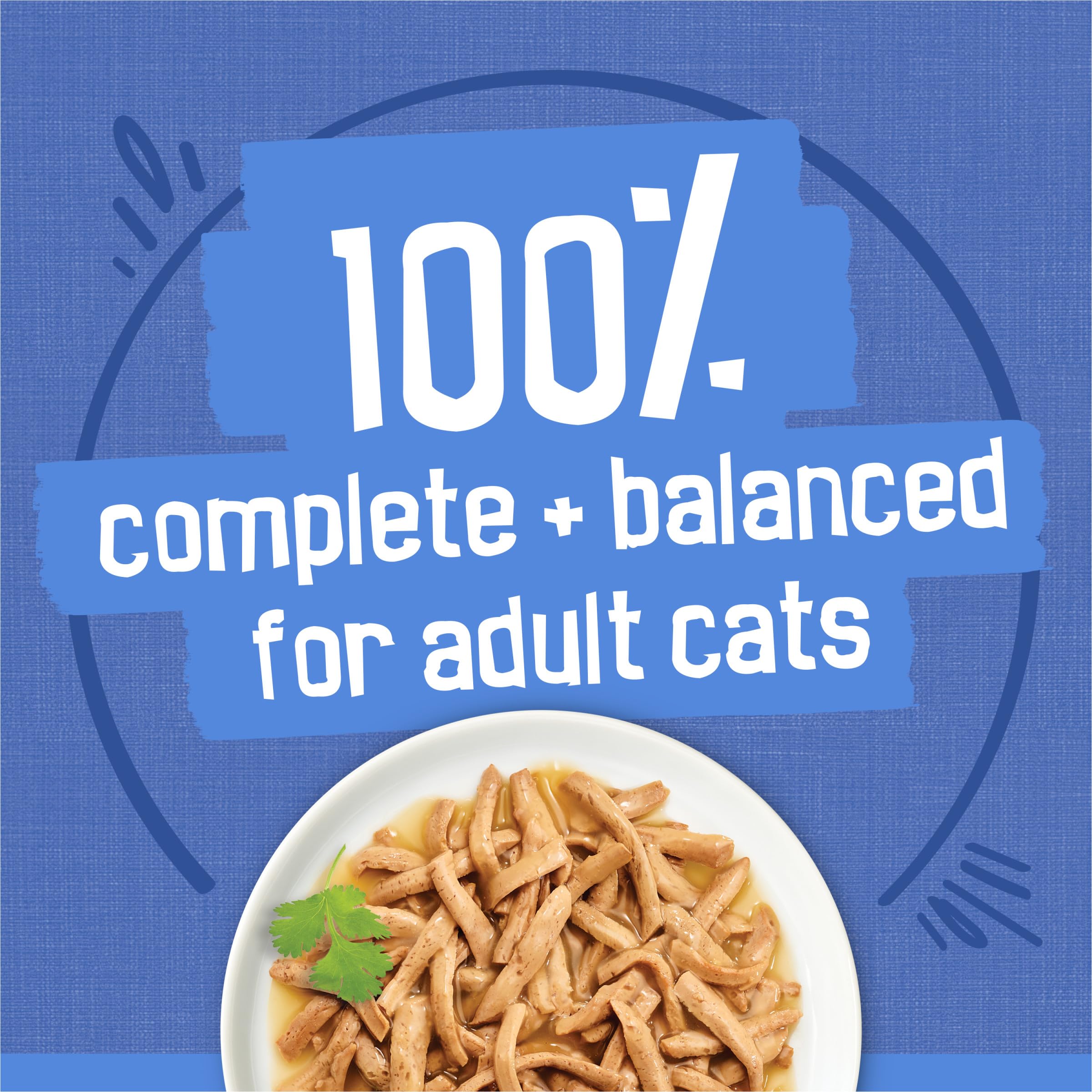 Stacked Friskies Shreds cans in pantry showing bulk storage benefit