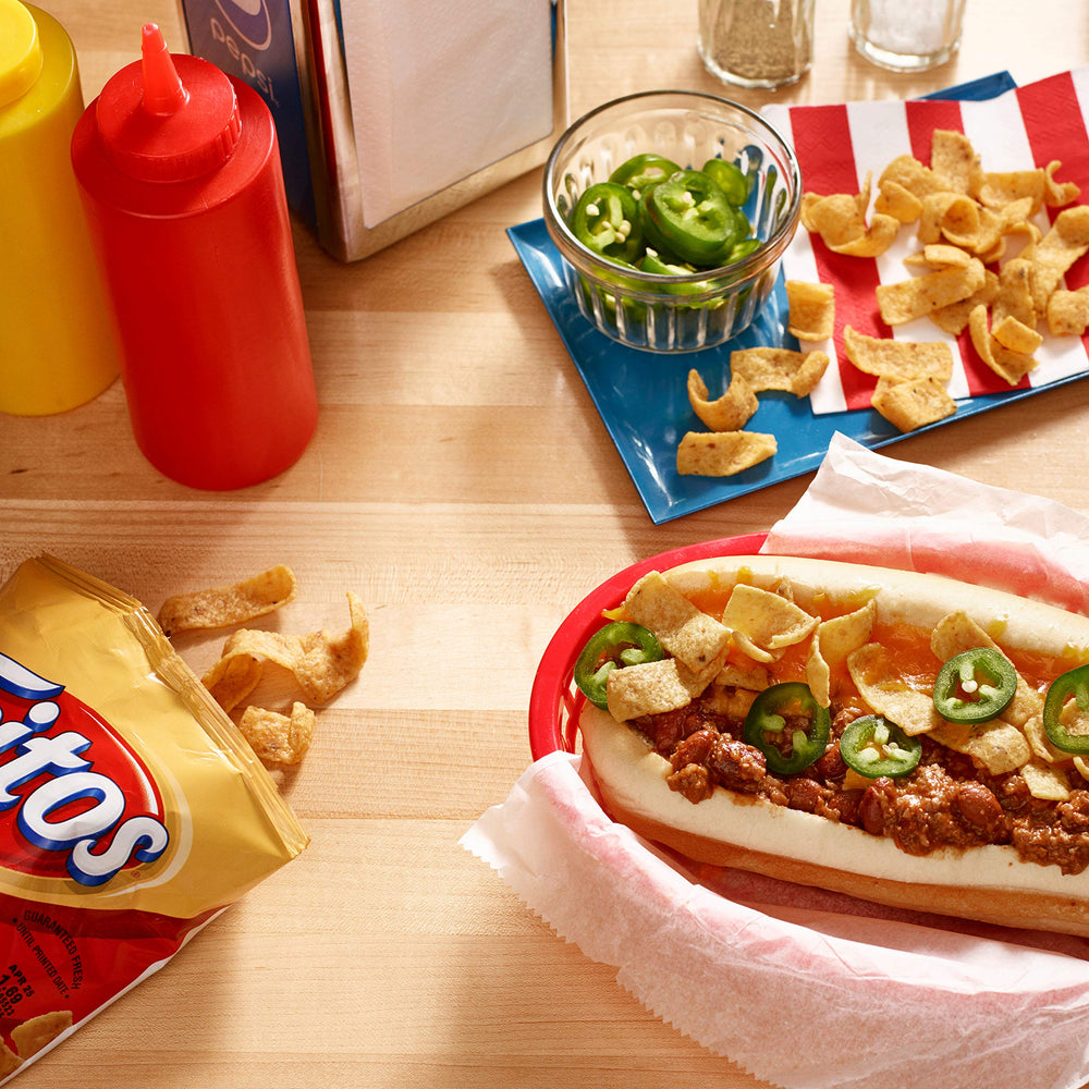 Fritos party table spread offering variety and easy guest service