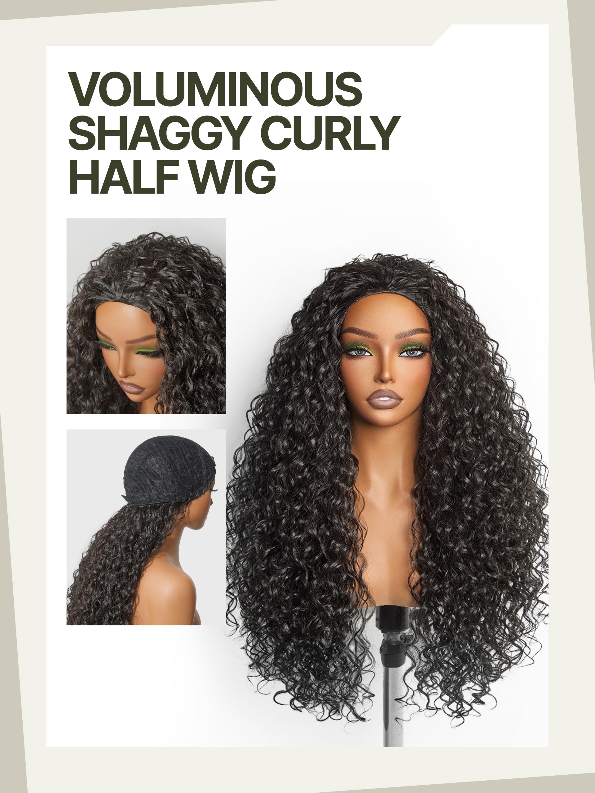 Frodio flip-over style showing added coverage and easy styling benefit