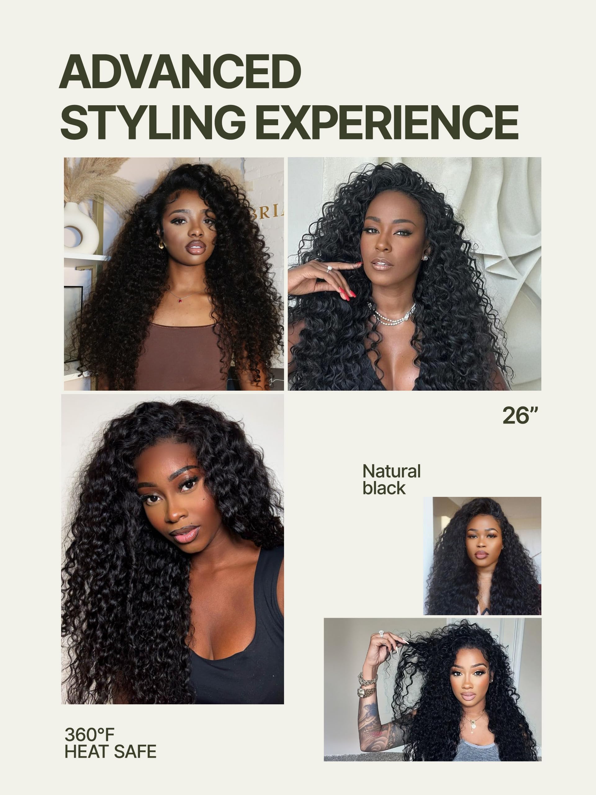 Frodio lifestyle image with woman wearing wig for confident look