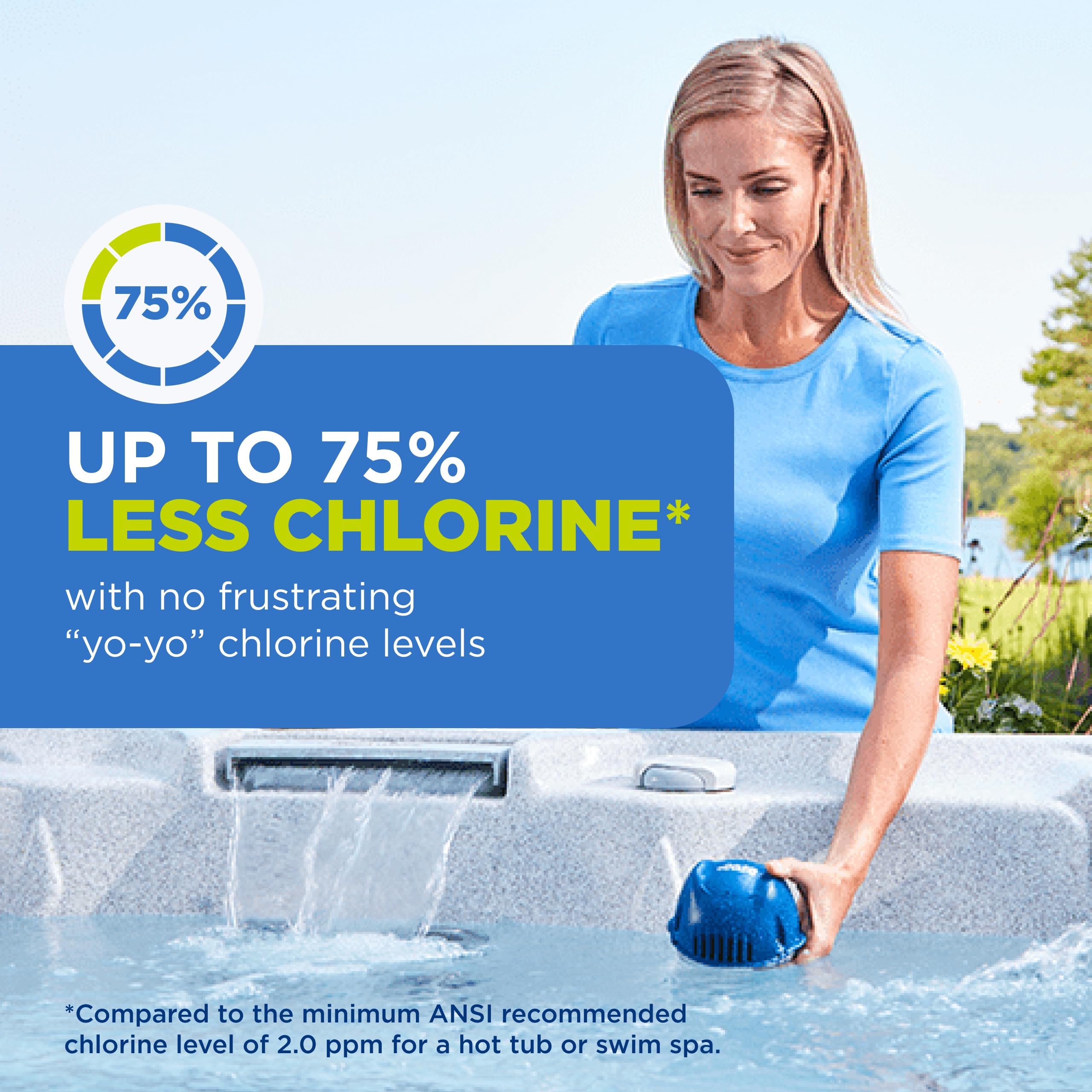 FROG @ease SmartChlor cartridge detail for steady chlorine release