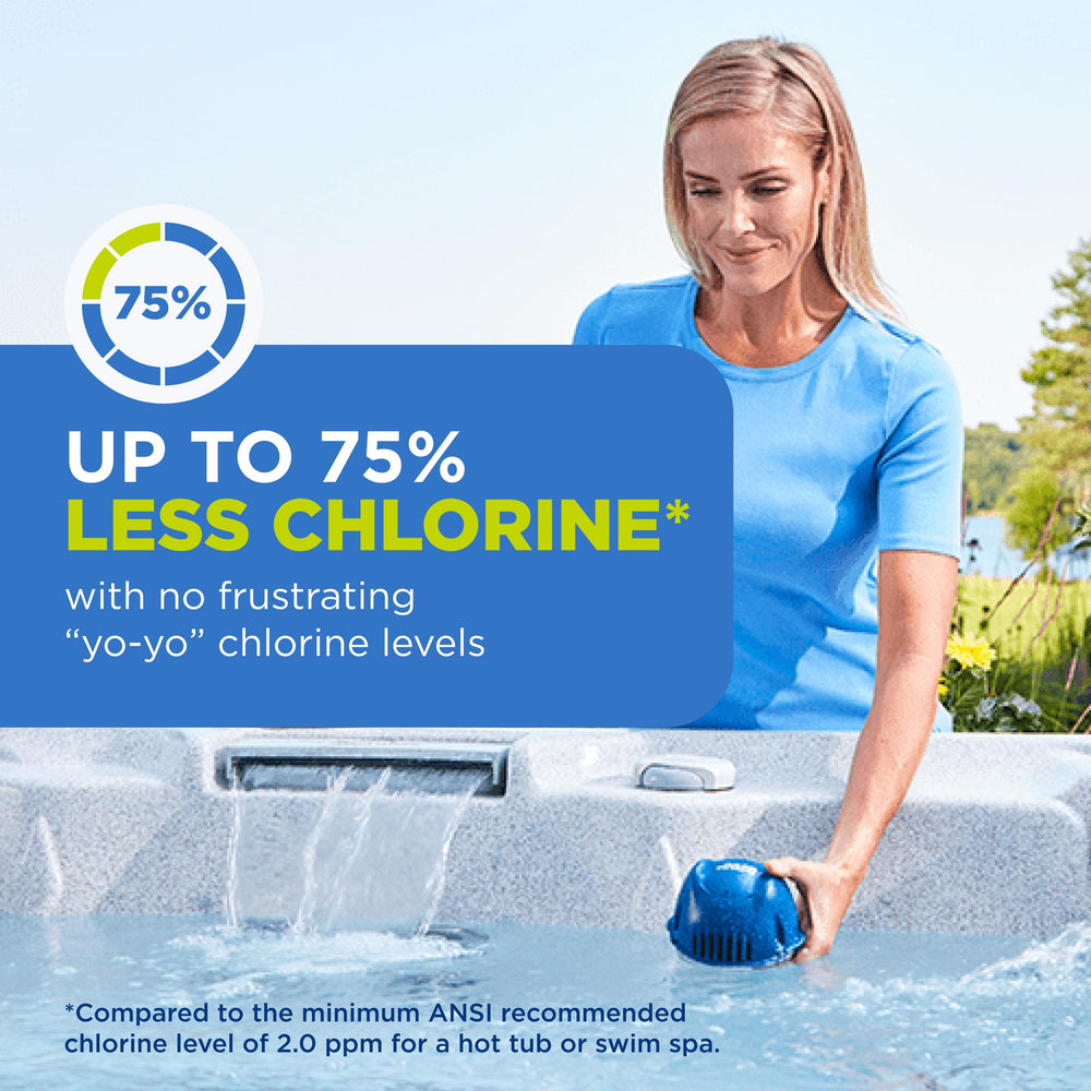 FROG @ease SmartChlor cartridge detail for steady chlorine release