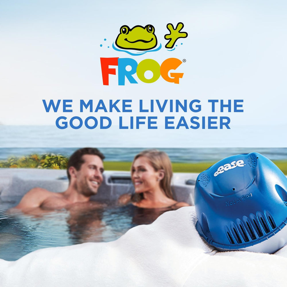 FROG floater beside a standard bottle for clear size and scale