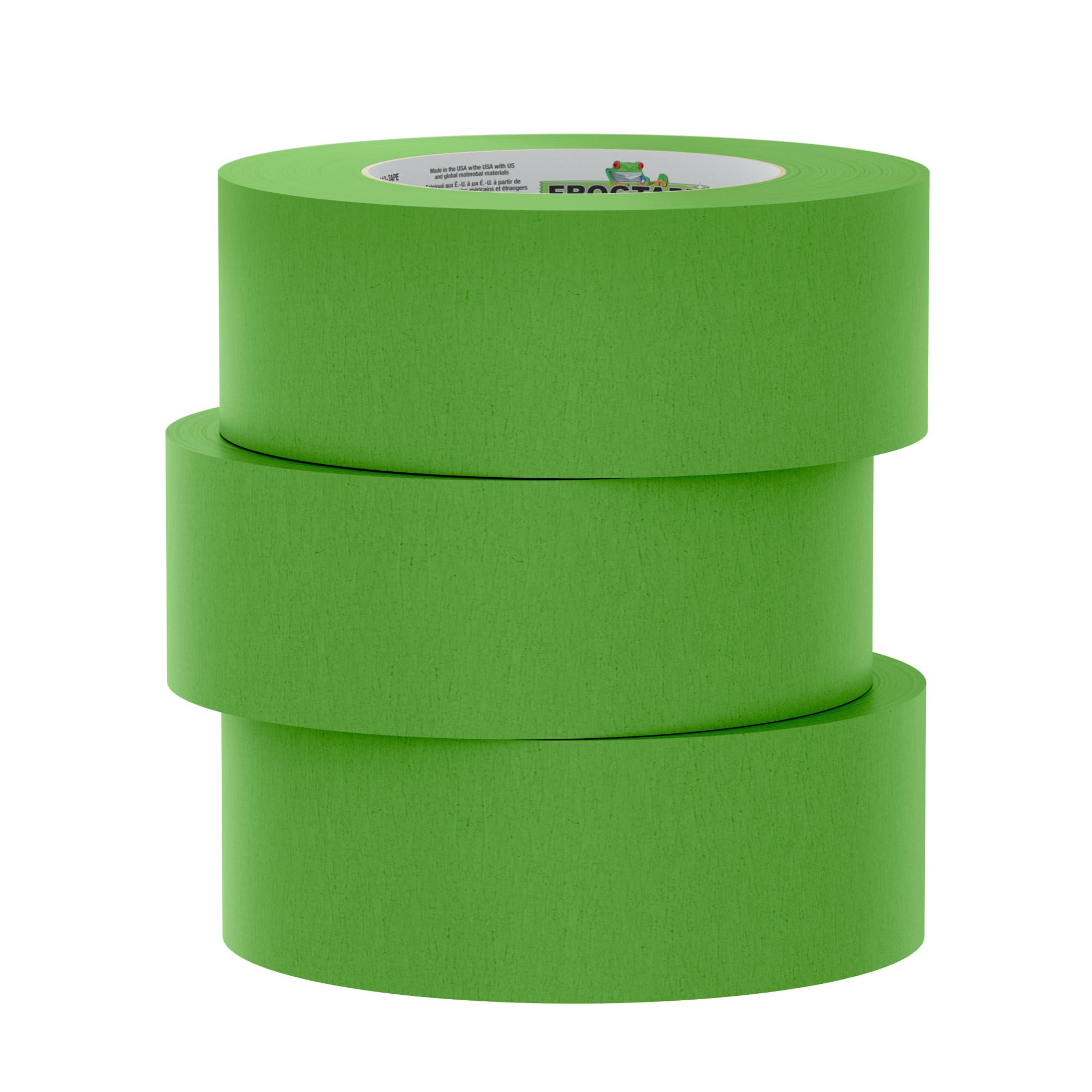 FrogTape used in a living room paint project showing professional-looking results