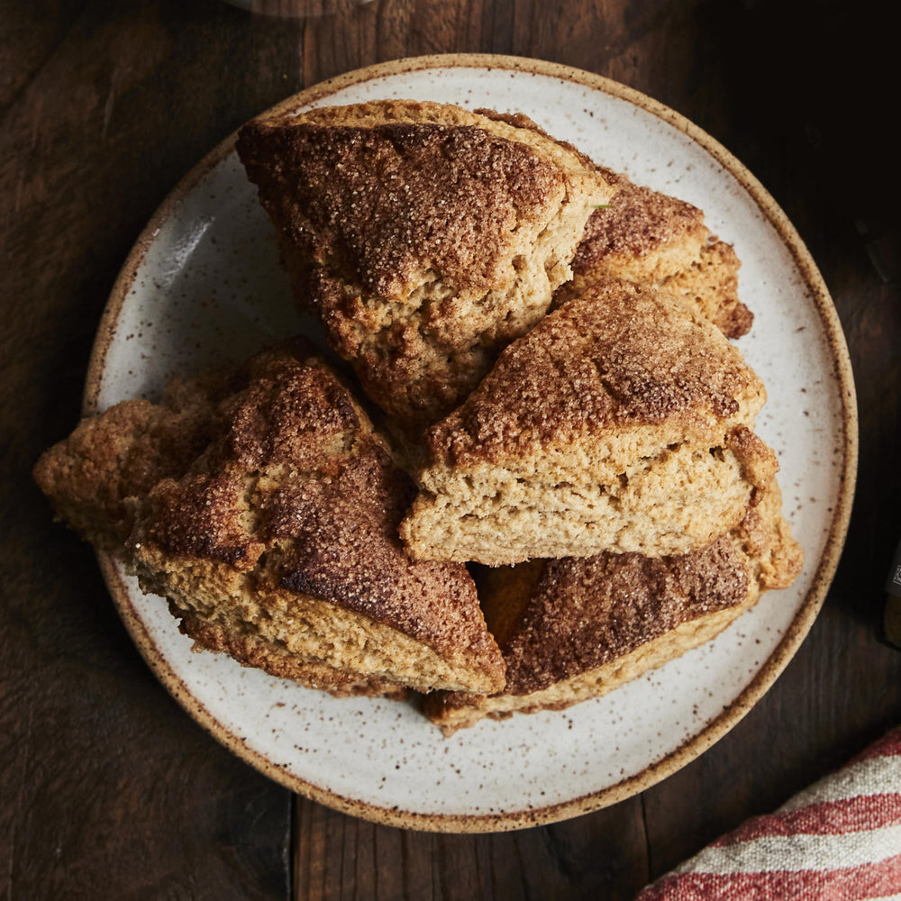 Oatmeal topped with Frontier Co-op cinnamon illustrating flavor boost