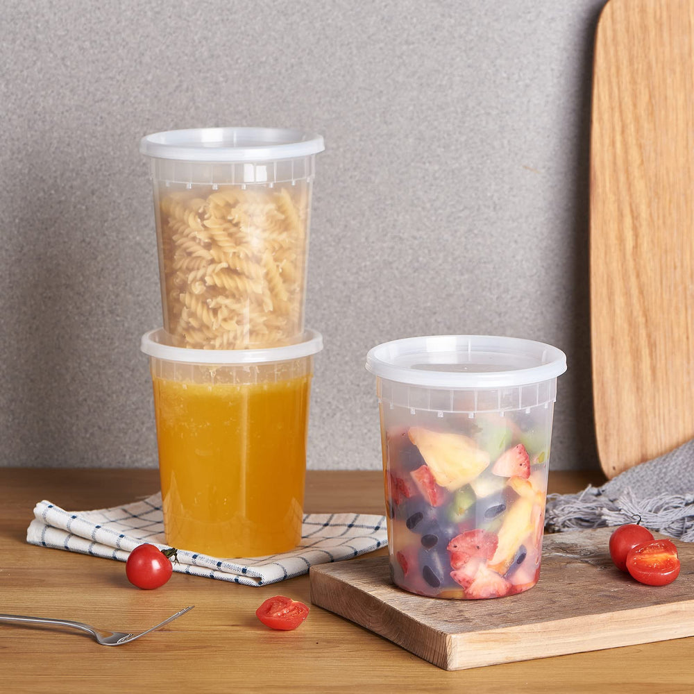 FULING container in microwave demonstrating safe reheating benefit