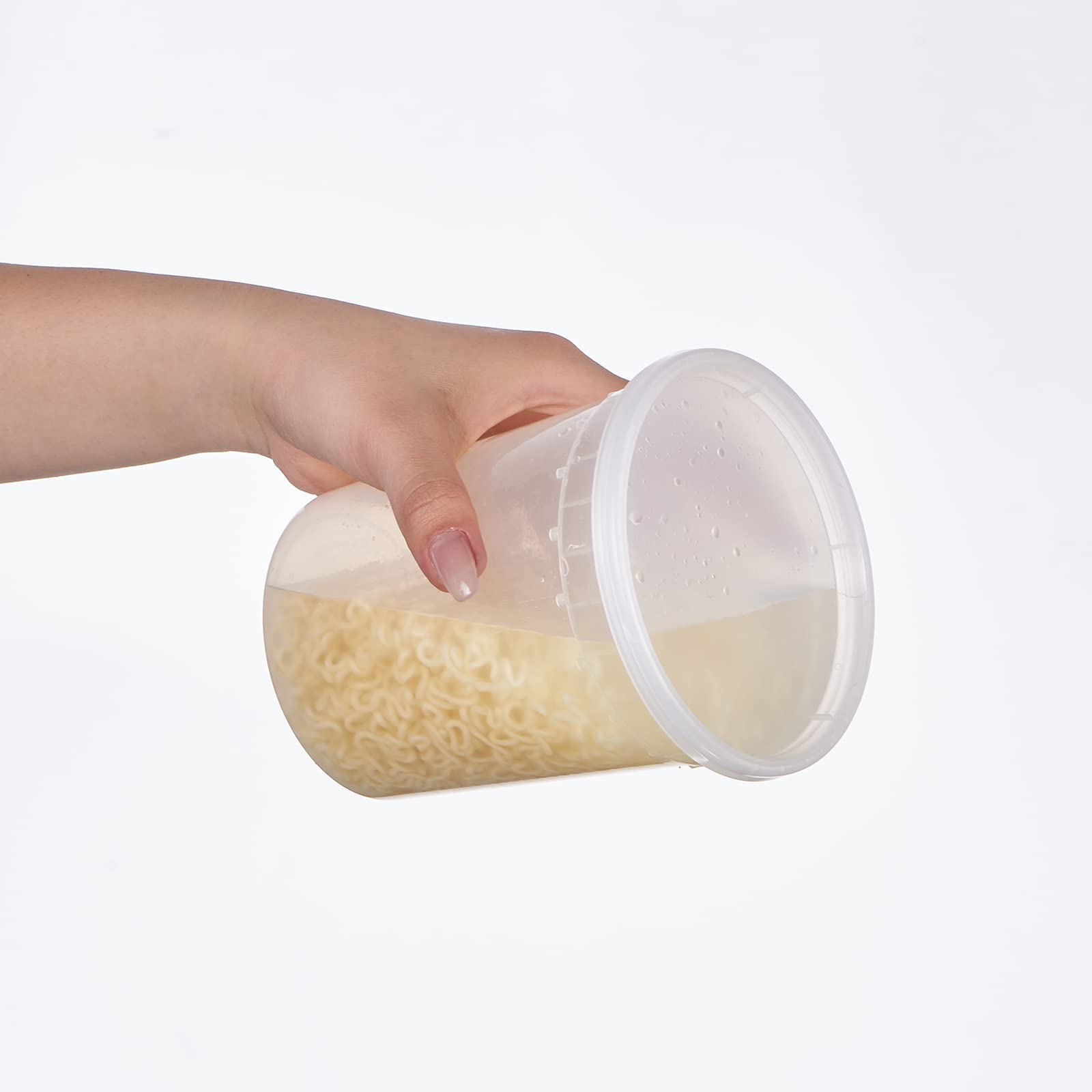 FULING filled soup container with lid on for secure transport benefit