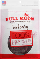 Full Moon resealable bag keeping jerky fresh and easy to store