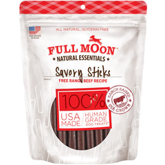 Full Moon front packaging showing bag and benefits for quality