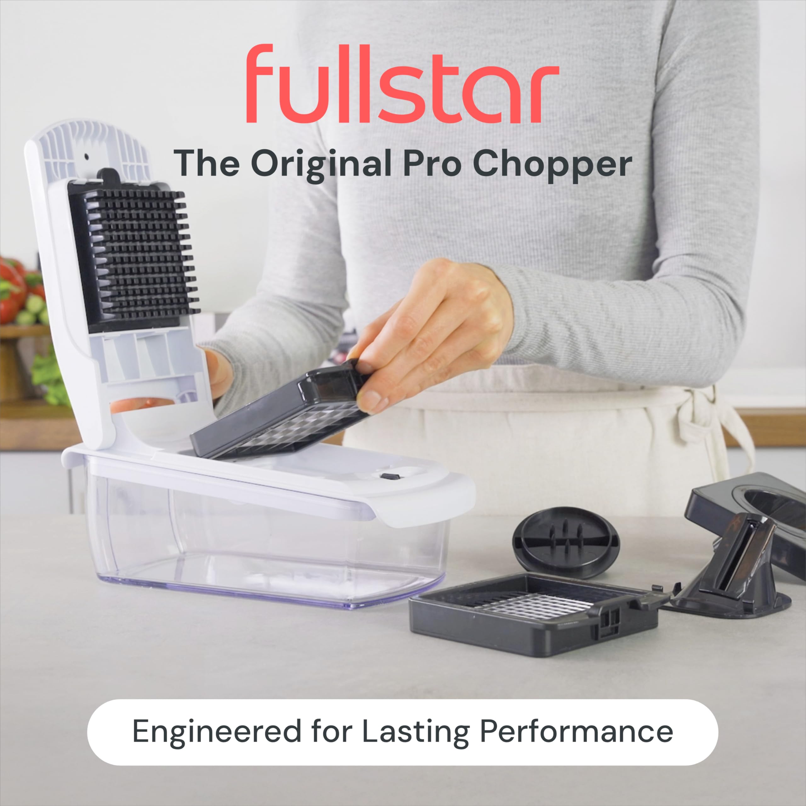 fullstar pro original blade closeup highlights 420 stainless steel sharpness