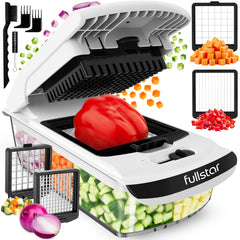fullstar pro original front view shows compact bowl and benefits quick prep
