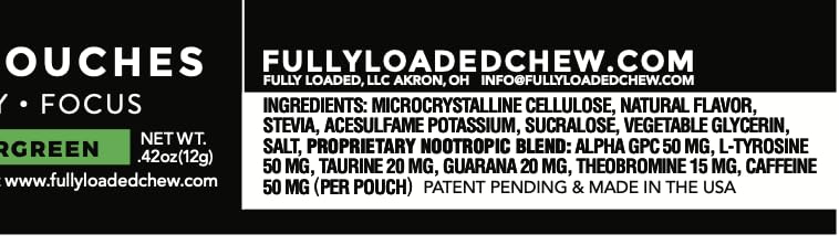 Fully Loaded pouches on a workspace showing focus-support during work benefit