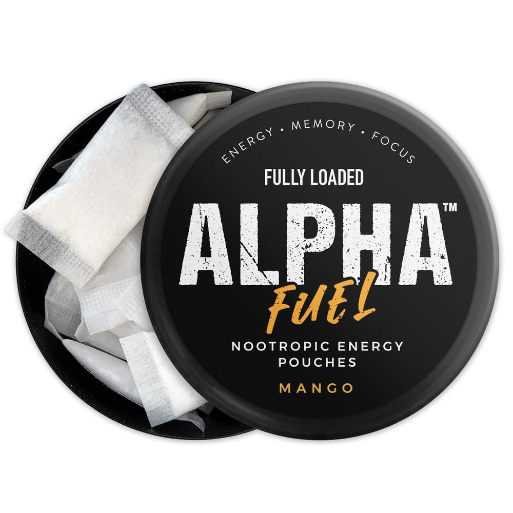 Fully Loaded Bullseye open can with visible pouches for easy grab-and-go