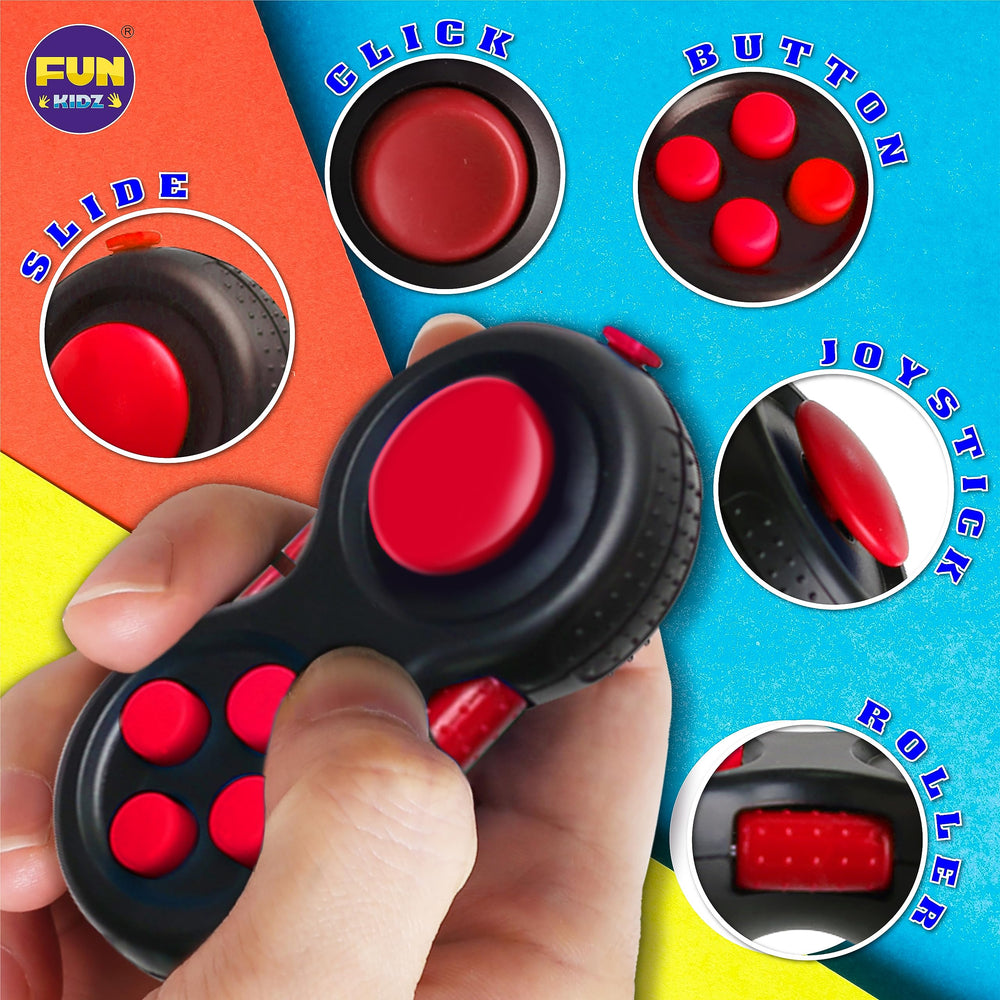 FUN KIDZ fidget spinner detail showing smooth spin for focus