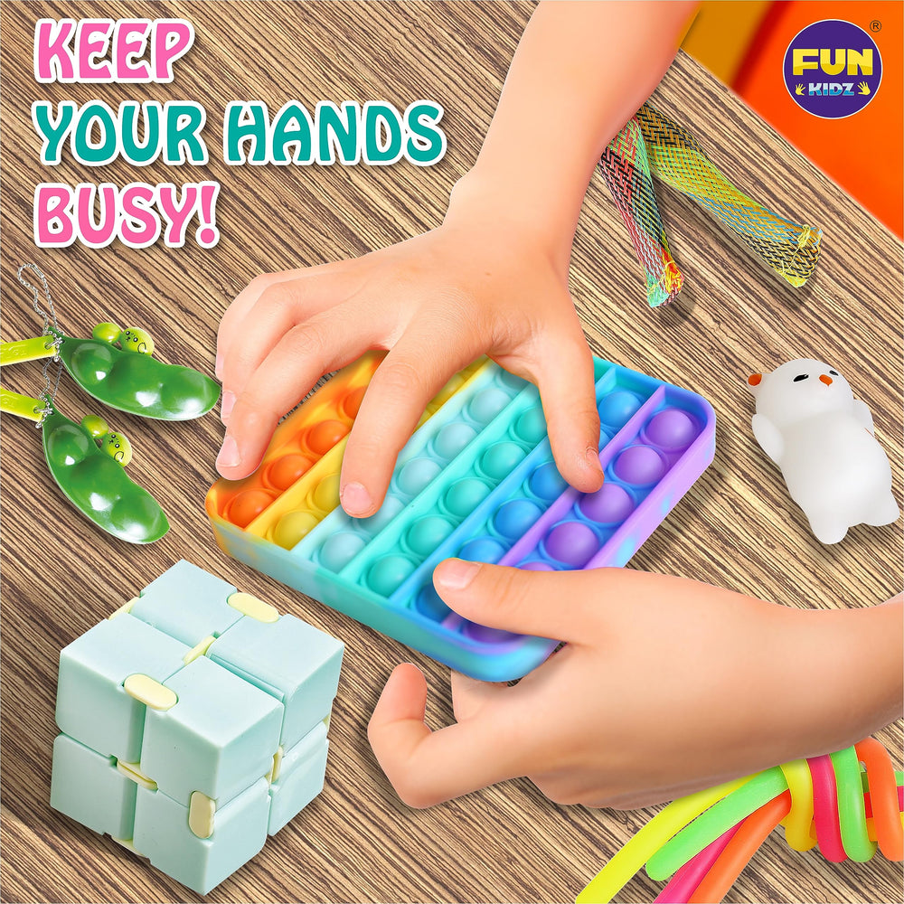 FUN KIDZ mochi squishies close-up showing soft texture for calming