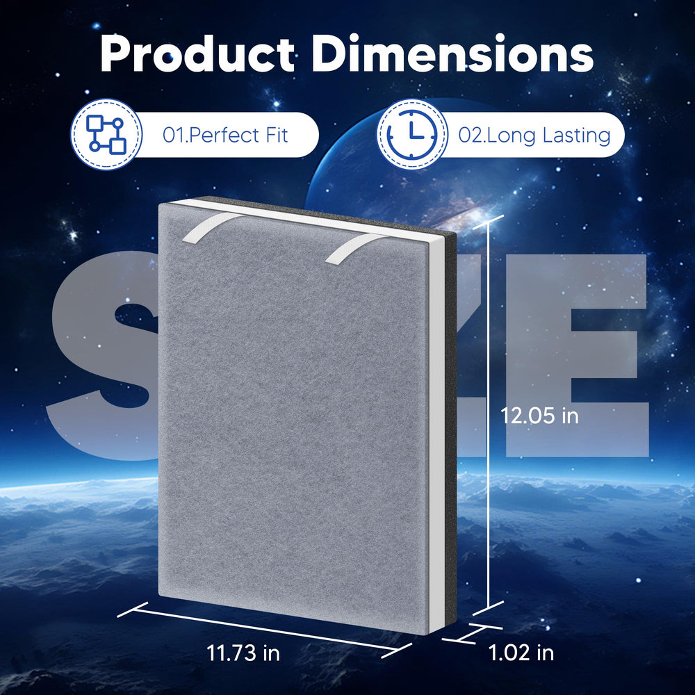 Funmit label and specs image showing dimensions and compatibility details