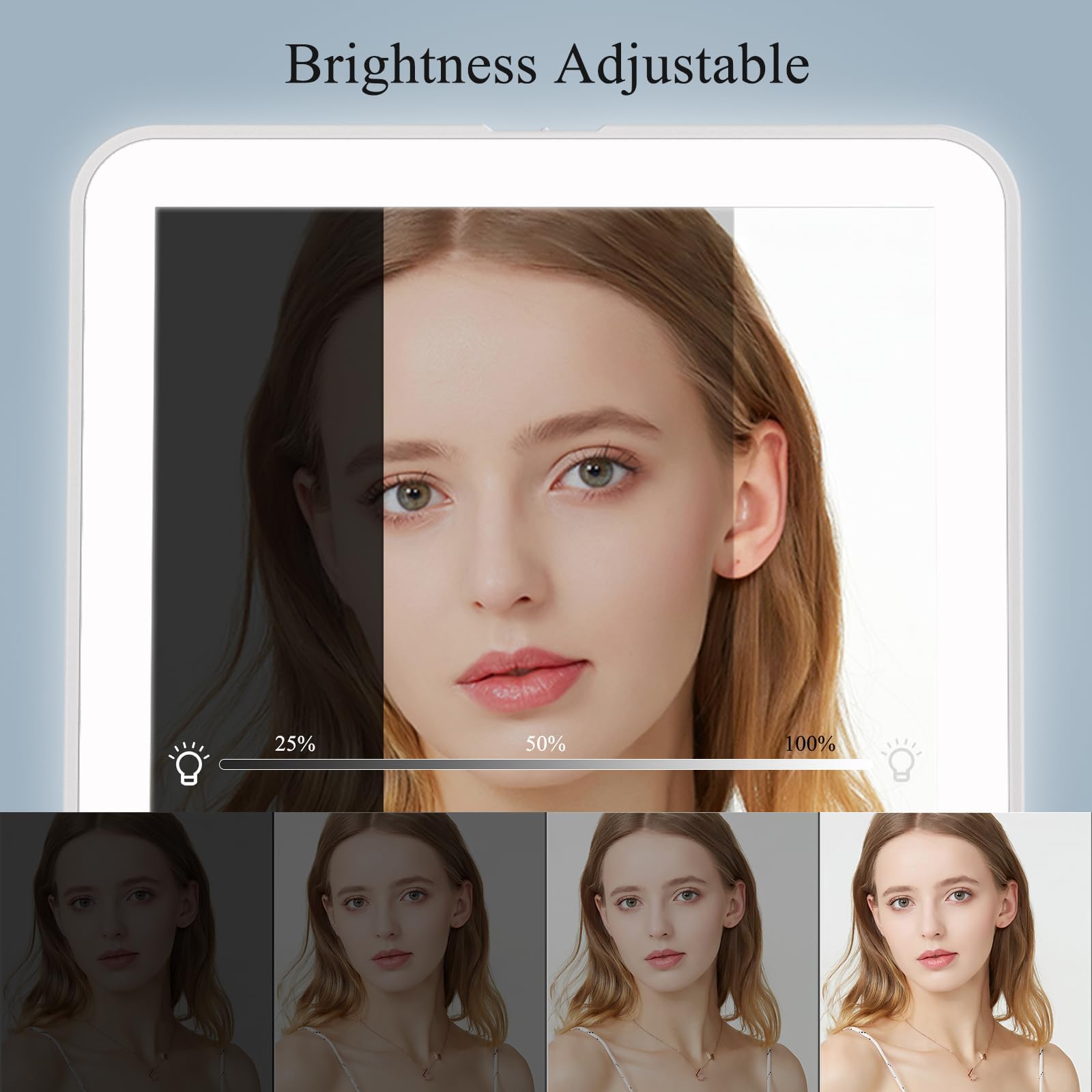 FUNTOUCH slim side profile highlighting lightweight, tablet-sized portability