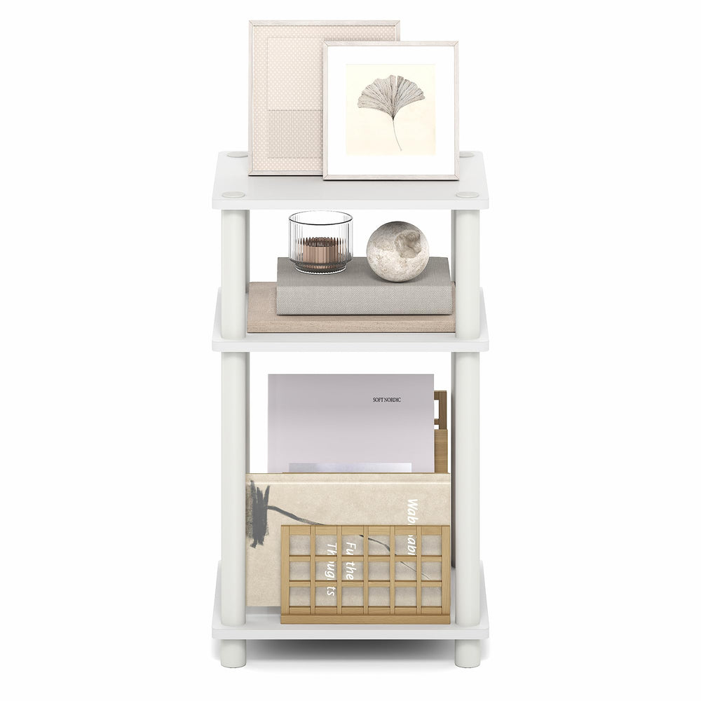 Furinno assembly detail showing tool-free connections for quick setup benefit