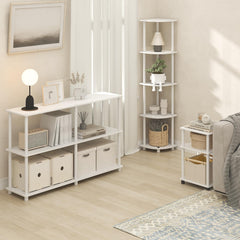 Furinno in living room illustrating versatile styling and small-space benefit