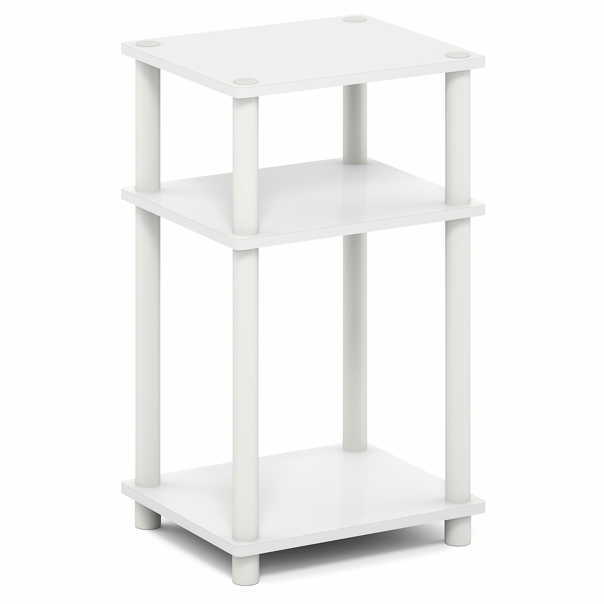 Furinno next to chair showing scale and proportion for tight-area benefit