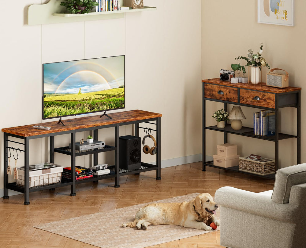 Furologee scale comparison with a 55-inch TV showing proper fit