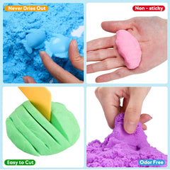 FURWEY close-up texture of sand granules showing moldable feel for precise shaping