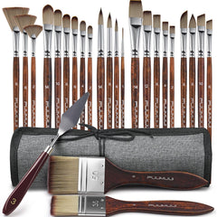 Fuumuui front packaging showing full 25-piece set and accessories for convenient storage