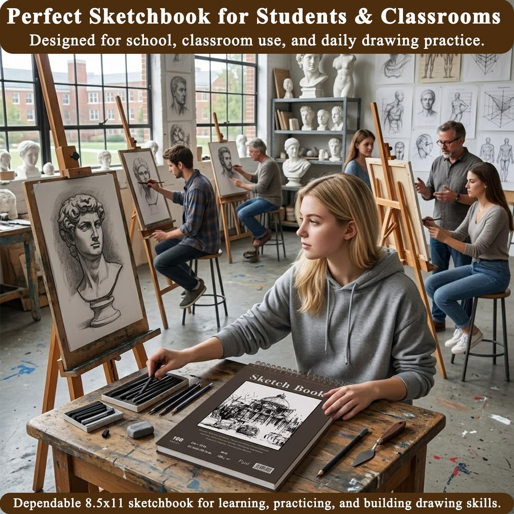 Fuxi artist sketching on lap outdoors showing portability and stability benefit