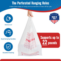 Fuxury thank you print detail highlighting visible branding that reassures customers