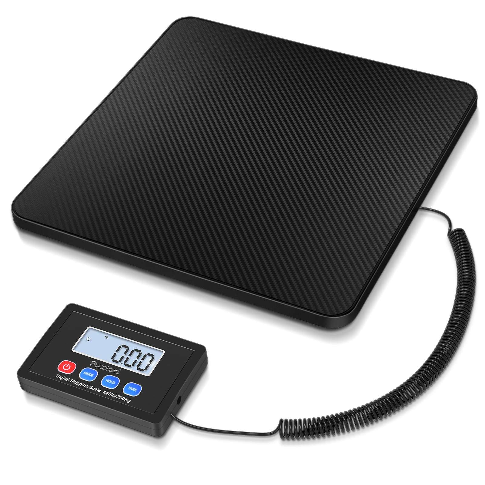Fuzion front view showing scale and platform, clear layout for fast weighing