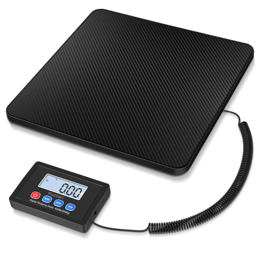 Fuzion front view showing scale and platform, clear layout for fast weighing