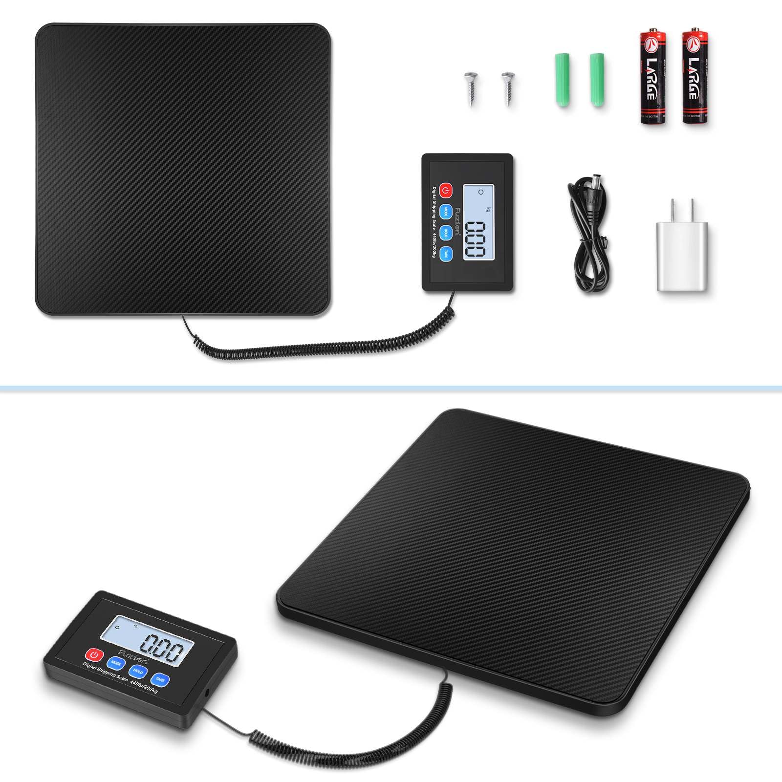 Fuzion AC adapter and AAA batteries included, flexible power for any station
