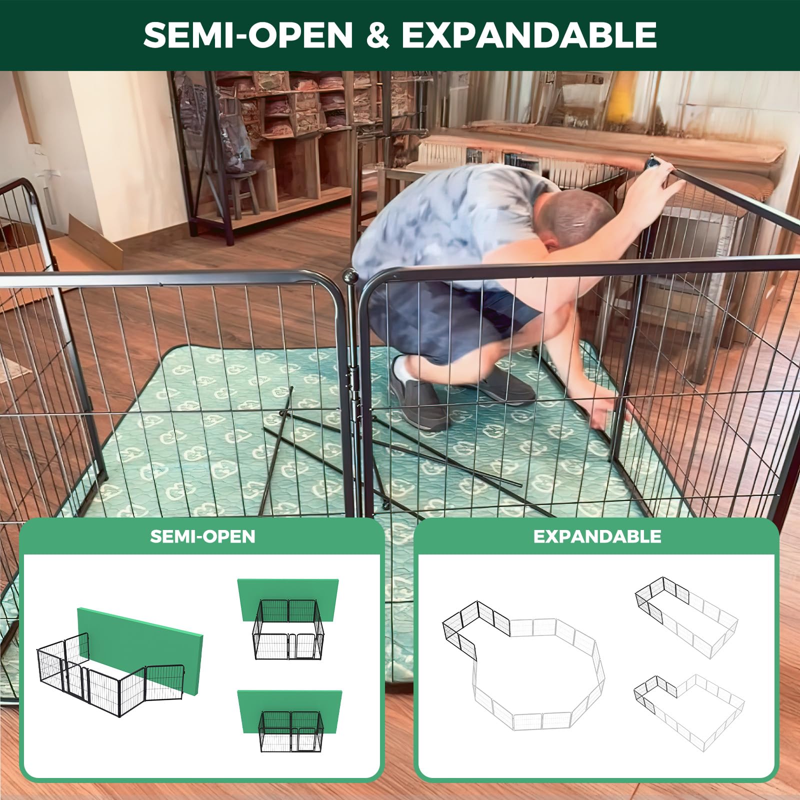 FXW Homeplus folded panels stored compactly showing portability benefit