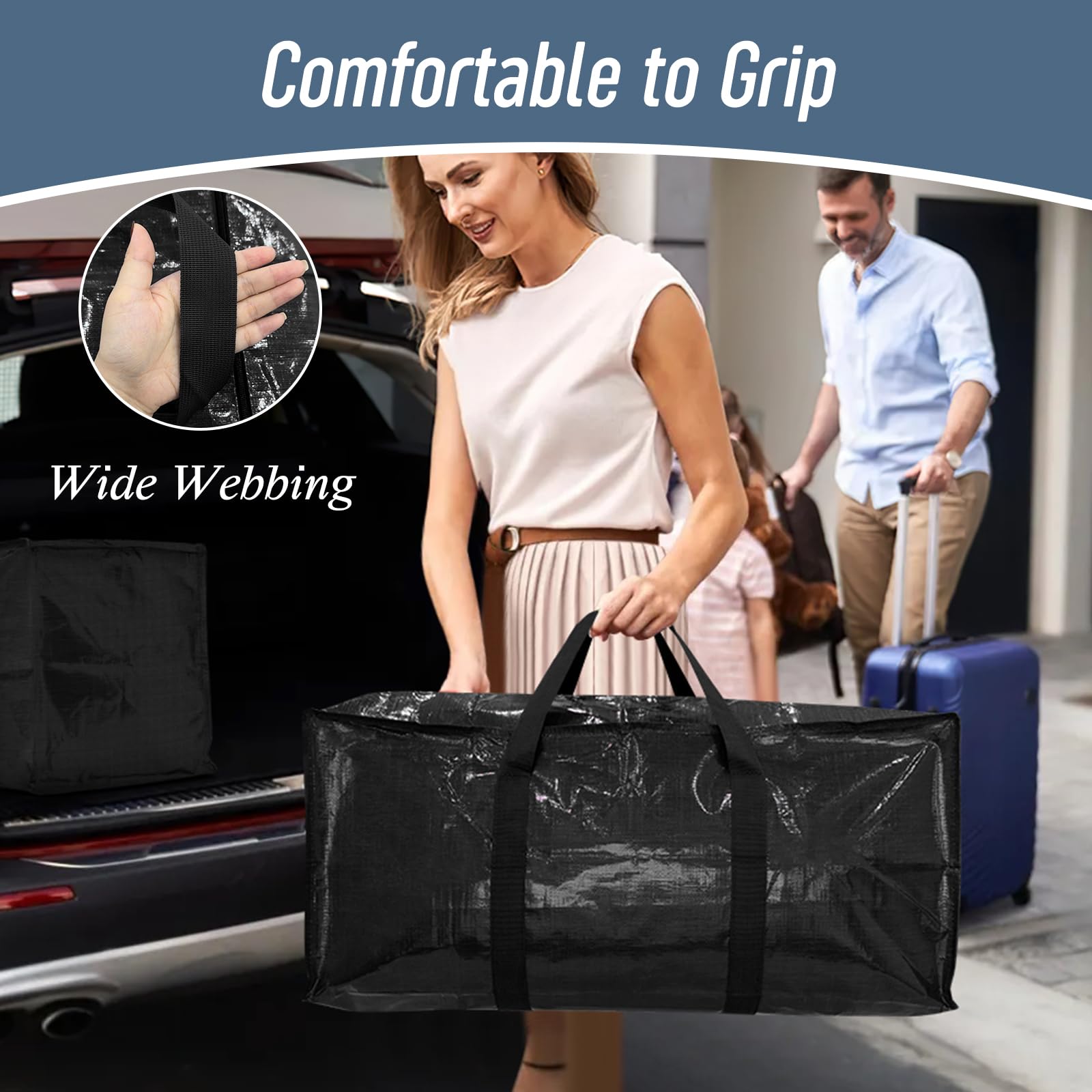 FYGRIP bag folded flat for compact storage and easy reuse