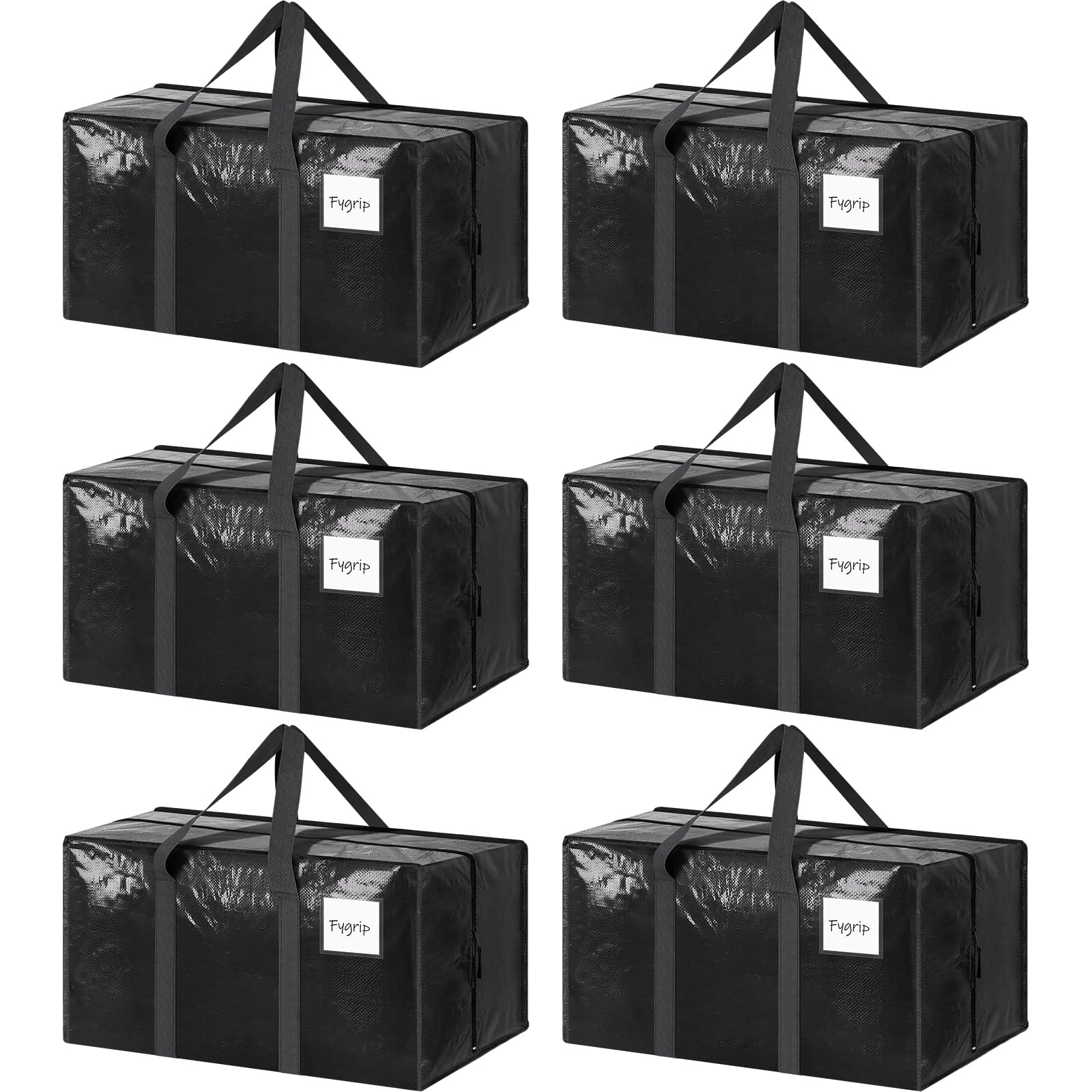 FYGRIP front view of packed bag showing capacity and black finish